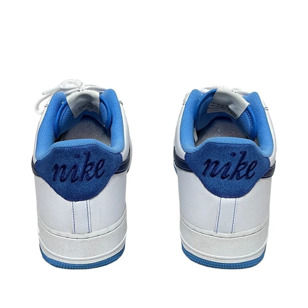 Nike Air Force 1 '07 First Use White University Blue Mens 14 Sneakers DA8478 100